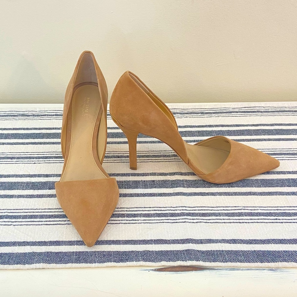 Michael Kors Camel Suede Heel